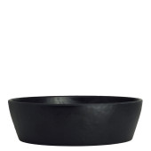 Creations Cali Melamine Black Round Bowl 17.9cm/7" 468ml/16.5oz (Pack of 12)