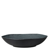 Creations Pompeii Melamine Slate Large Shallow Round Bowl 35.9cm/14.1" (Pack of 4)