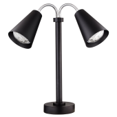 Creations Modern Black Double Heat Lamp 55.9cm 13Amp