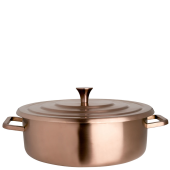 Creations Homestyle Brushed Bronze Round Chafer 38 x 31cm 3.8 Litre