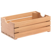 Churchill Comas Beech Wood Crates GN 1/4 26.5 x 16.2 x 10cm (Pack of 6)