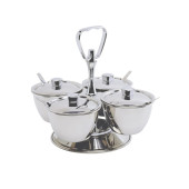 Revolving Relish Server Stainless Steel