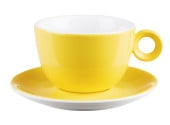 Costa Verde Cafe Yellow Saucer 16cm (Pack of 6)