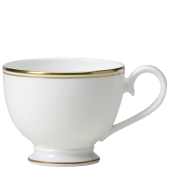 William Edwards Burnished Gold Classic Footed Tea Cup 7cm/2.75" 220ml/7.75oz (Pack of 12)