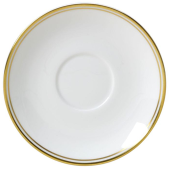William Edwards Burnished Gold Classic Espresso Saucer 12cm/4.7" (Pack of 12)