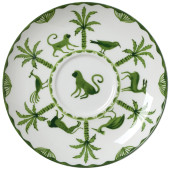 William Edwards Sultan's Garden Green Coupe Tea For One Saucer 14.5cm/5.75" (Pack of 12)