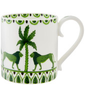 William Edwards Sultan's Garden Green Coupe Mug V2 9cm/3.5" 350ml/12oz (Pack of 12)
