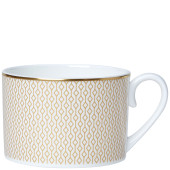 William Edwards Diamond Gold Coupe Tea Can Cup 6cm/2" 200ml/7oz (Pack of 12)