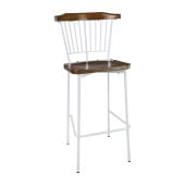 Bolero Scandi High Stool White (Pack of 2)