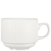 Steelite Willow White Stacking Cup 215ml/7.5oz (Pack of 36)