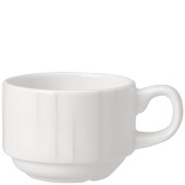 Steelite Alina White Stacking Cup 85ml/3oz (Pack of 12)