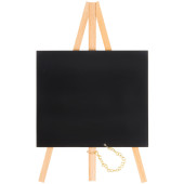 Mini Chalkboard Easel 15 X 13cm Beech (Pack of 3)