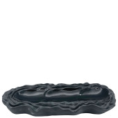 Costa Verde Terra Black Organic Platter 29 x 11cm/11" x 4" (Pack of 4)