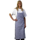 Blue & White Stripe Bib Apron