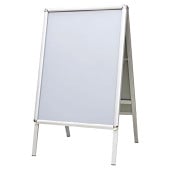 A-Frame Pavement Sign Snap Frame Poster A1 Silver