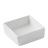 Titan White Square Dish 2.5"/6.6cm (Pack of 72)