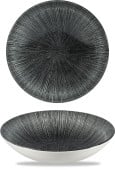 Studio Prints Agano Black Evolve Coupe Bowl 7.25"