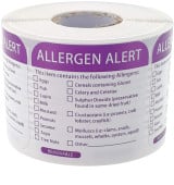 Allergen Contents Label 50mm (Pack of 500)