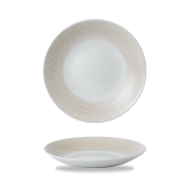 Isla Spinwash Coastal Sand Deep Coupe Plate 9.875 Inch (Pack of 12)
