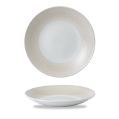 Isla Spinwash Coastal Sand Deep Coupe Plate 10.625 Inch (Pack of 12)