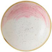 Churchill Stonecast Accents Petal Pink Coupe Bowl 18.4cm/7.25" - Overhead