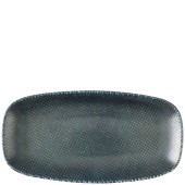 Churchill Astro Metallic Blue Chefs Oblong Plate 15.3 x 29.8cm/6 x 11.7" (Pack of 12)