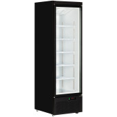 Tefcold Upright Display Fridge Black 614 Litre