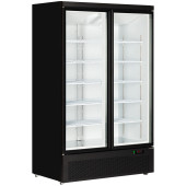 Tefcold Upright Display Fridge Black 1081 Litre