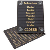 Opening Time Sign