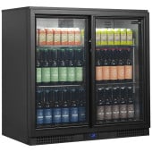 Tefcold BA21S Bottle Cooler 2 Door Sliding 196 Litre