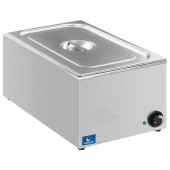 Hurricane Electric Bain Marie Wet Heat With GN 1/1 Gastronorm Pan & Lid