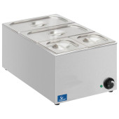 Hurricane Electric Bain Marie Wet Heat With Pans 2x GN 1/3 + 2x GN 1/6 