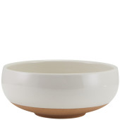 GenWare Kava White Stoneware Belly Bowl 14.5cm/1.5" (Pack of 6)