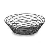 Artisan Round Black Powder Coated Metal Bread Basket 20cm
