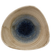 Stonecast Aqueous Blue Triangle Bowl 23.5cm 60cl