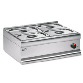 Lincat BM7XB Silverlink 600 Electric Counter-top Dry Heat Bain Marie Gastronorms Base & 4x 1/2GN 750mm