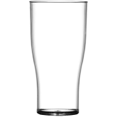 Reusable Polycarbonate Tulip Pint Glasses 568ml/20oz CE/UKCA Nucleated (Pack of 48)