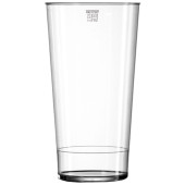 Reusable Polycarbonate Half Pint Glasses 340ml/12oz CE Lined Half Pint Nucleated (Pack of 12)
