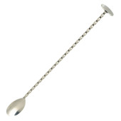 Genware Cocktail Mixing Bar Spoon Stainless Steel 27cm