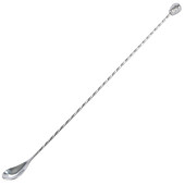 Stainless Steel Bar Spoon With Skull End 40.5cm