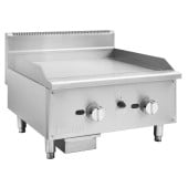 Buffalo Gas Griddle 600mm 15kw 2 Burner
