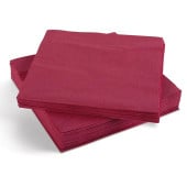 Paper Napkins Burgundy 2ply 33cm 4-Fold (Case of 2,500)
