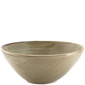 Terra Porcelain Smoke Grey Organic Bowl 16.5cm/6.5" (Pack of 6)