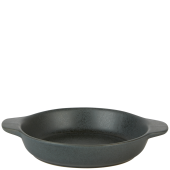 Rustico Carbon Round Eared Dish 12cm x 12