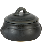 Rustico Carbon Bellied Casserole 14x6.5cm/5.5x2.5" 700ml/23.75oz (Pack of 6)
