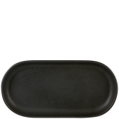 Rustico Carbon Oval Tray 30x15cm/11.75x6" (Pack of 12)
