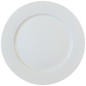 Orion White Wide Rim Plate 30cm/12" (Pack of 8)