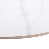Artisano Calacatta Marble High Gloss Ceramic Round Table Top 800mm