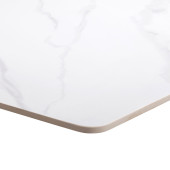 Artisano Calacatta Marble High Gloss Ceramic Square Table Top 800 x 800mm
