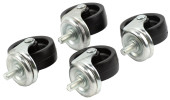 Replacement Black Bottle Skip Castors (Set of 4)